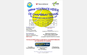 TOURNOI OPEN HIVER