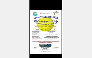 TOURNOI OPEN HIVER 2017 