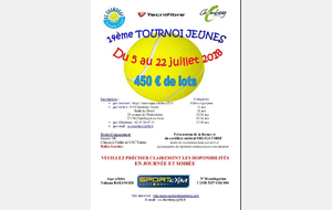 Tournoi jeunes été 2018 